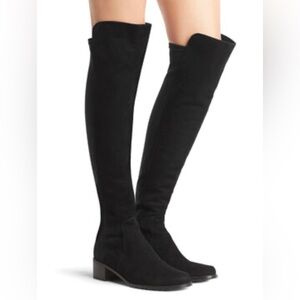 Stuart Weitzman Reserve 5050 Black Suede Over-the-Knee Women's Boots *NEW*